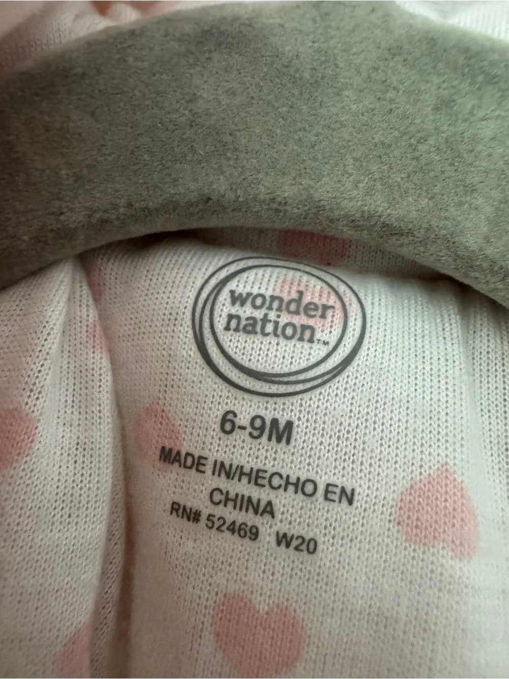 Wonder Nation | Cozy Pink Hooded One-Piece Infant Snowsuit | 6-9M